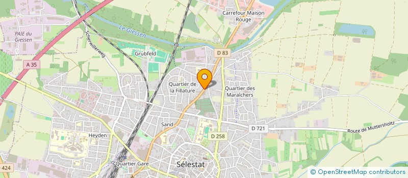 localisation de l'entreprise SEPA à SELESTAT