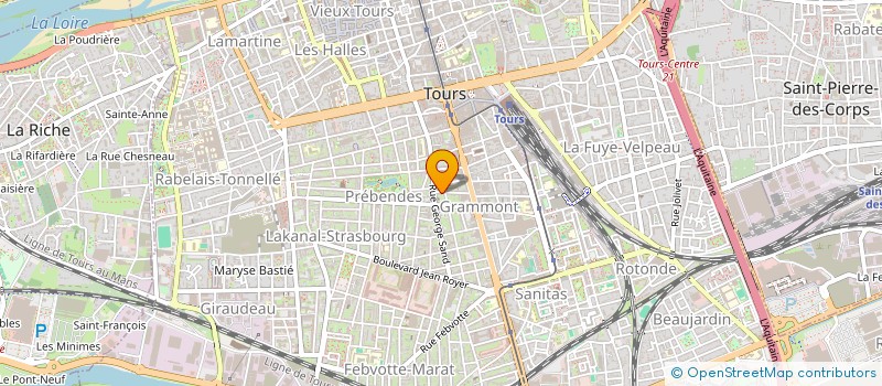 localisation de l'entreprise SEPA  TOURS