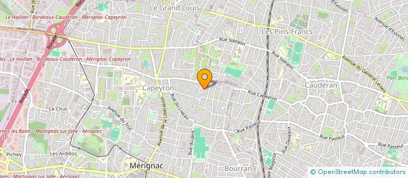 localisation de l'entreprise SEPA  MERIGNAC