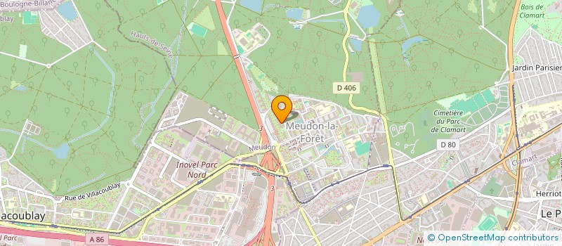 localisation de l'entreprise SEPA HYSTOS à MEUDON