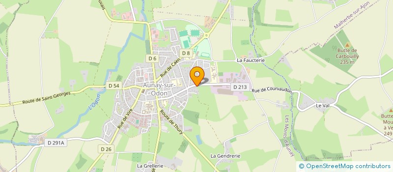 localisation de l'entreprise SEPAC (SOCIETE D'ETUDES ET DE PRODUCTIONS ANDRE CORDIER) à LES MONTS D'AUNAY