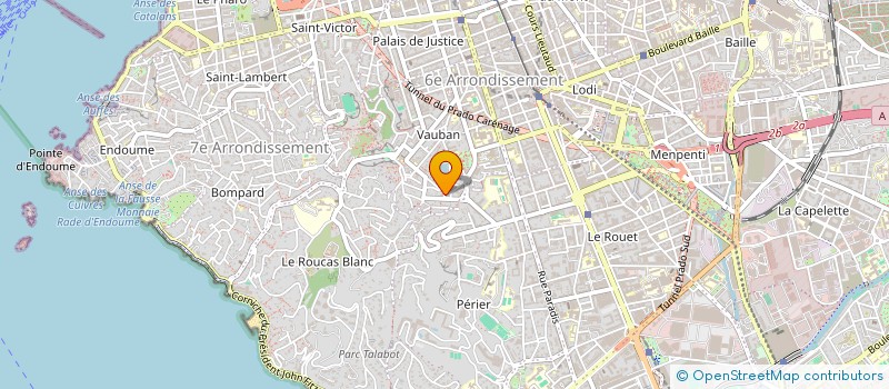 localisation de l'entreprise SEPAD SUD à MARSEILLE