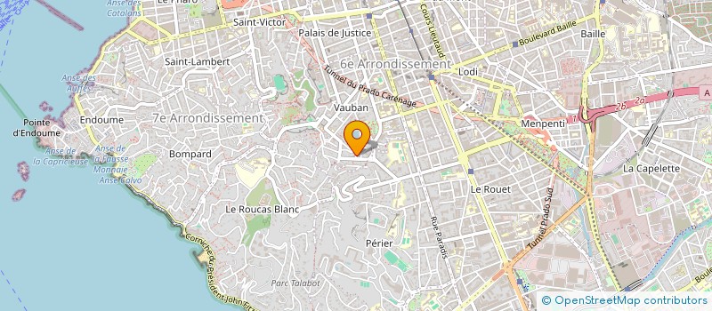 localisation de l'entreprise SEPAD SUD ENTRETIEN à MARSEILLE