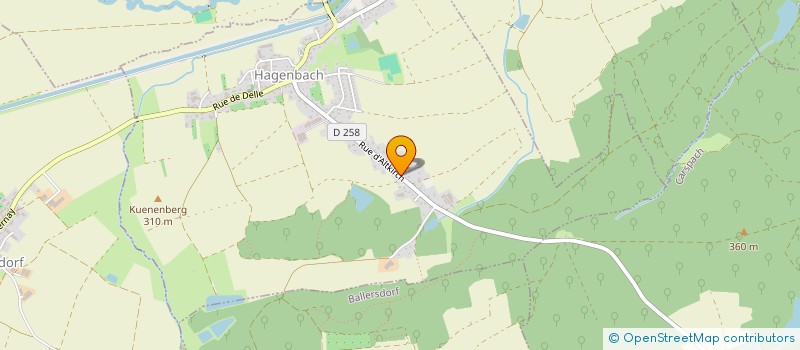 localisation de l'entreprise SEPADEC  HAGENBACH