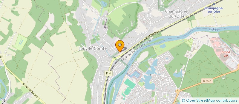 localisation de l'entreprise SEPADI  CHAMPAGNE-SUR-OISE