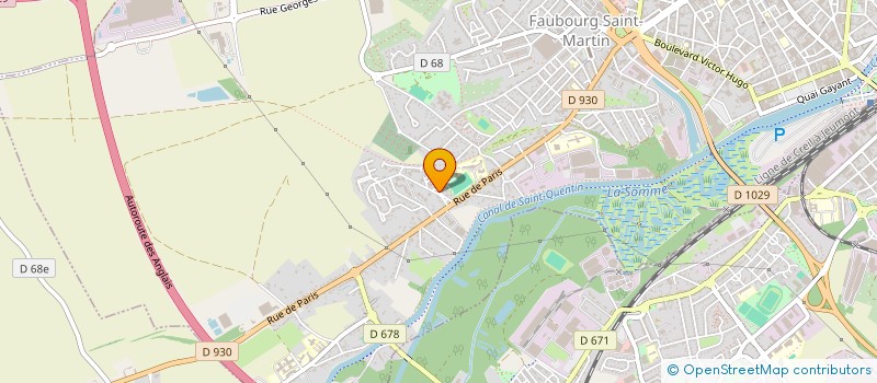localisation de l'entreprise SEPAF à SAINT-QUENTIN