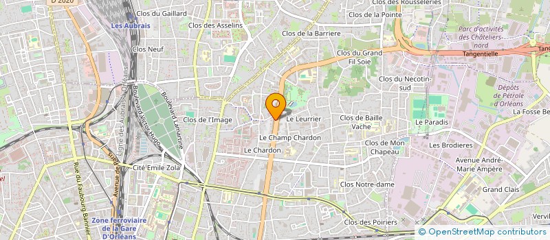 localisation de l'entreprise SEPAL à ORLEANS