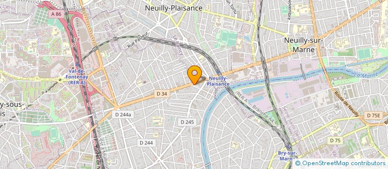 localisation de l'entreprise SEPAM à LE PERREUX-SUR-MARNE