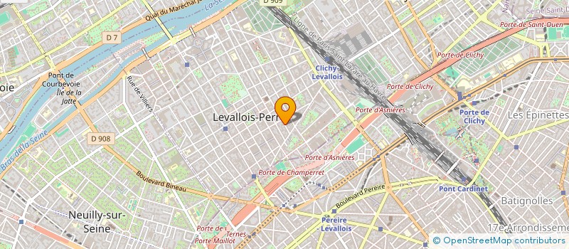 localisation de l'entreprise SEPASCO à LEVALLOIS-PERRET