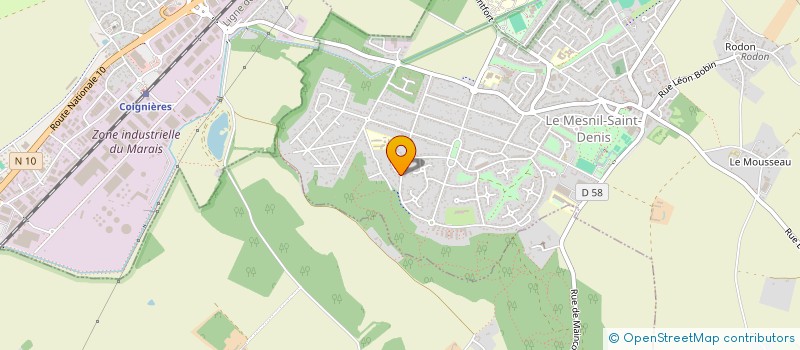 localisation de l'entreprise SEPASITHO VENTES ET SERVICES  LE MESNIL-SAINT-DENIS