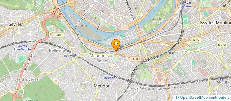 localisation de l'entreprise SEPASTIA à MEUDON
