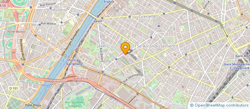 localisation de l'entreprise SEPAV  PARIS