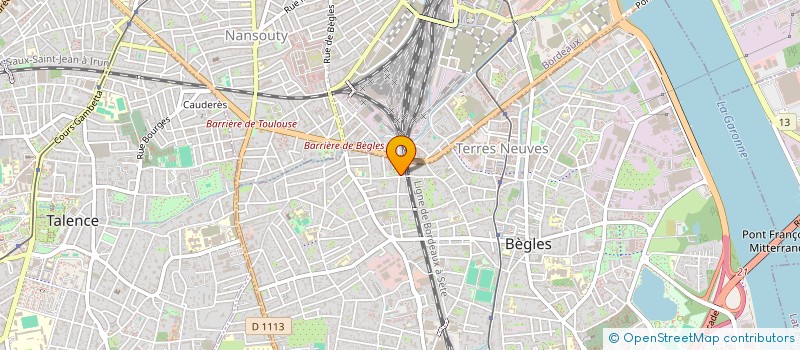 localisation de l'entreprise SEPAVAL à BEGLES