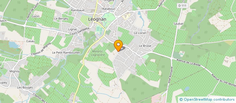 localisation de l'entreprise SEPB à LEOGNAN