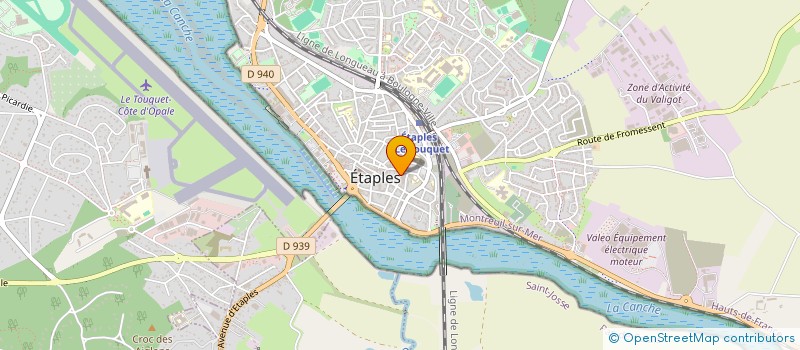 localisation de l'entreprise SEPB à ETAPLES