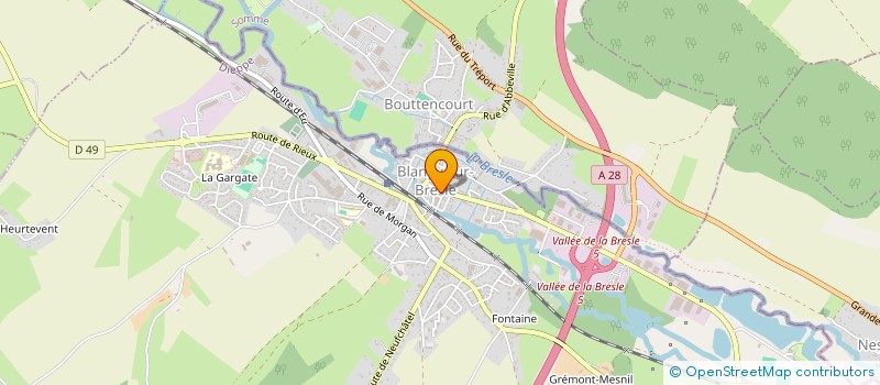 localisation de l'entreprise SEPBB RUGBY  BLANGY-SUR-BRESLE