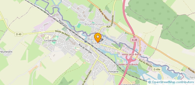 localisation de l'entreprise SEPBB SECTION HANDBALL  BLANGY-SUR-BRESLE