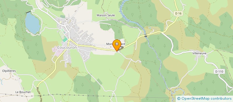 localisation de l'entreprise SEPCHAT CLAUDE & FILLES  COUCOURON