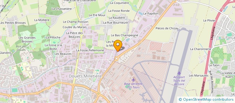 localisation de l'entreprise SEPCHAT MENNETON  PARCAY-MESLAY