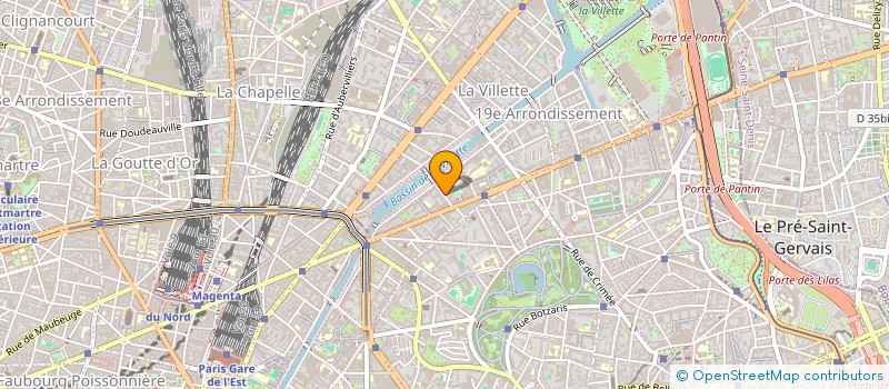 localisation de l'entreprise SEPENY  PARIS