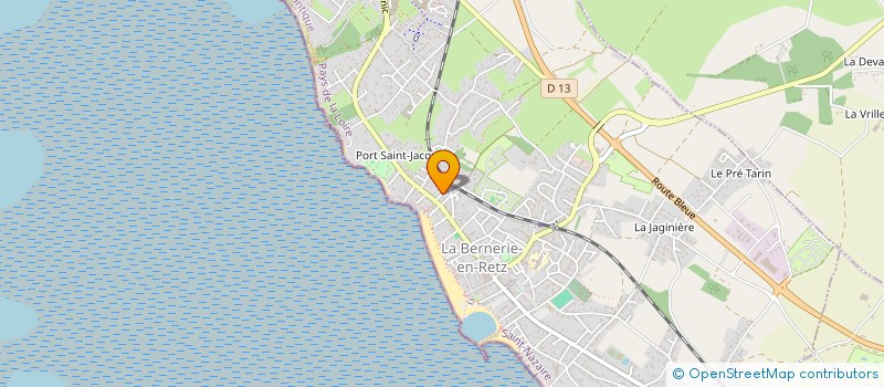 localisation de l'entreprise SEPGV LA BERNERIE LES MOUTIERS  LA BERNERIE-EN-RETZ