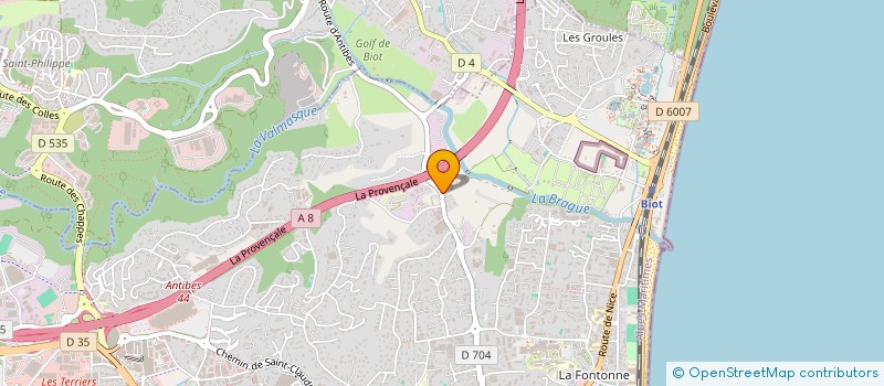 localisation de l'entreprise SEPHA INTERNATIONAL à ANTIBES