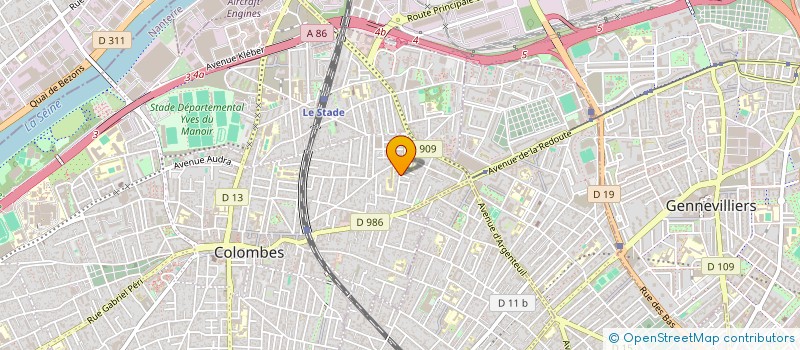 localisation de l'entreprise SEPHI à COLOMBES