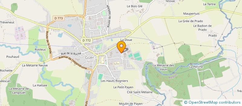 localisation de l'entreprise SEPHLINE à GUER