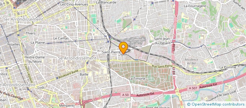localisation de l'entreprise SEPHO'ART à MARSEILLE