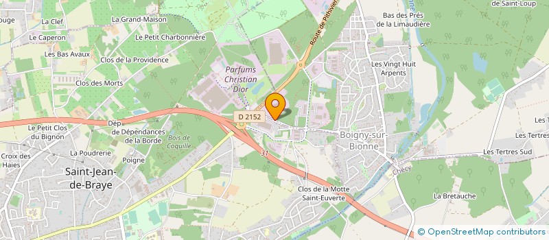 localisation de l'entreprise SEPHORA à BOIGNY-SUR-BIONNE