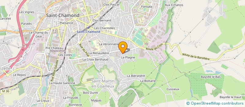 localisation de l'entreprise SEPHYR à SAINT-CHAMOND