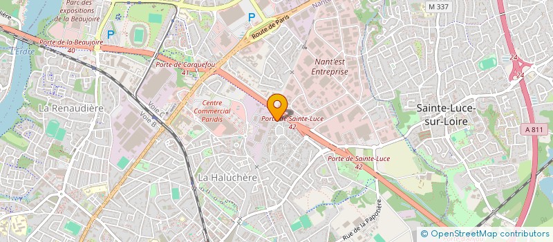 localisation de l'entreprise SEPI DIFFUSION FRANCE OUEST à NANTES
