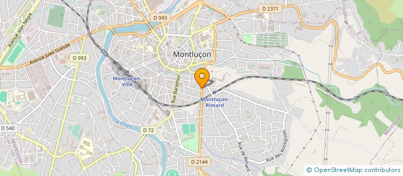 localisation de l'entreprise SEPI ENTRETIEN PRESTATIO INDUS à MONTLUCON