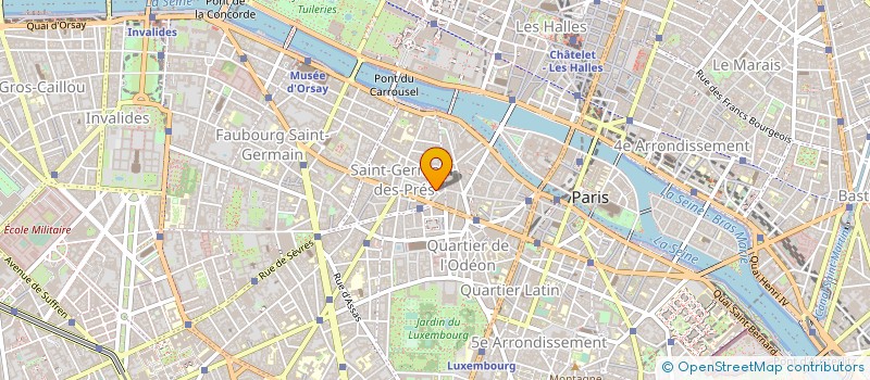 localisation de l'entreprise SEPIA à PARIS