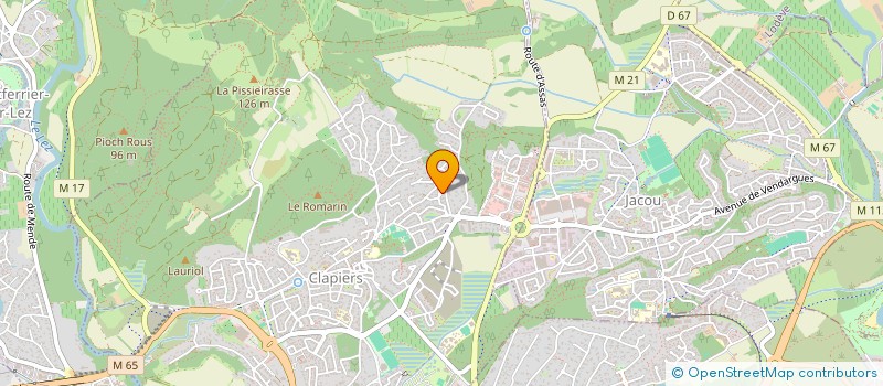 localisation de l'entreprise SEPIA  CLAPIERS