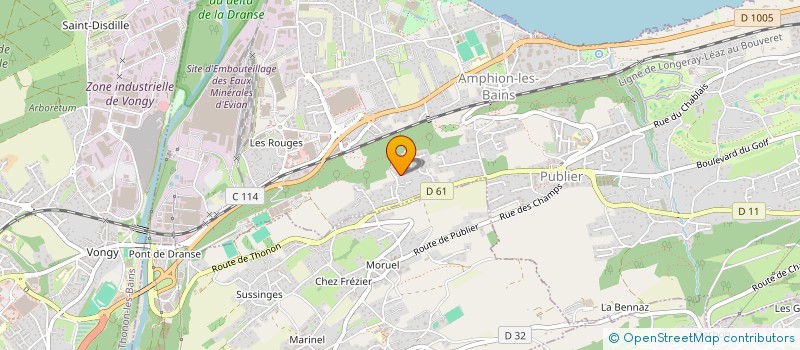 localisation de l'entreprise SEPIA  PUBLIER