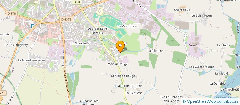 localisation de l'entreprise SEPIA  VITRE