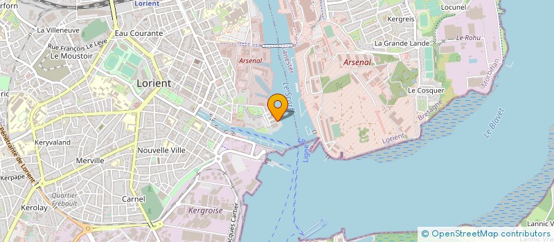 localisation de l'entreprise SEPIA-SANTE  LORIENT