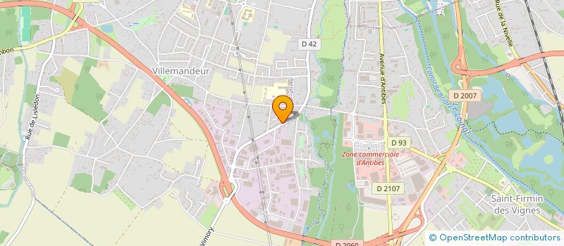 localisation de l'entreprise SEPIAA à VILLEMANDEUR