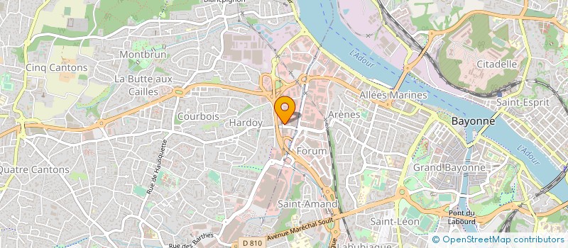 localisation de l'entreprise SEPIM DISTRIBUTION à ANGLET