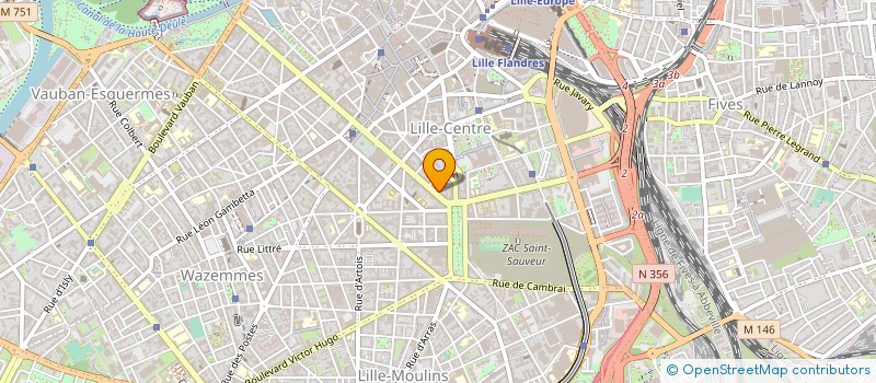 localisation de l'entreprise SEPIM GESTION à LILLE