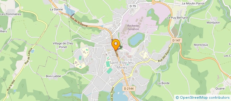 localisation de l'entreprise SEPJ  SAINT-ELOY-LES-MINES