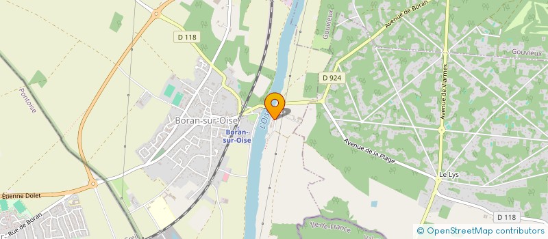 localisation de l'entreprise SEPLC  BORAN-SUR-OISE