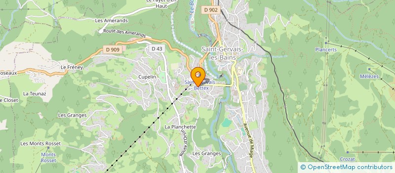 localisation de l'entreprise SEPP à SALLANCHES