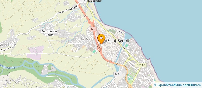 localisation de l'entreprise SEPP à SAINT-BENOIT
