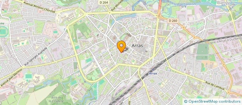 localisation de l'entreprise SEPPLI INVEST à ARRAS