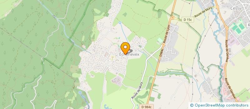 localisation de l'entreprise SEPPMENUISERIE  ECHENEVEX
