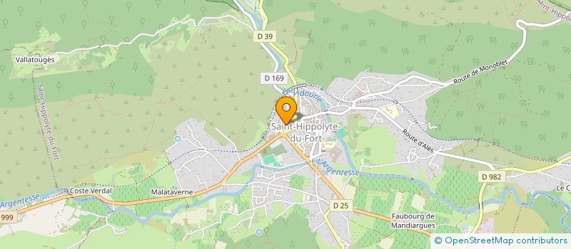 localisation de l'entreprise SEPRA  SAINT-HIPPOLYTE-DU-FORT