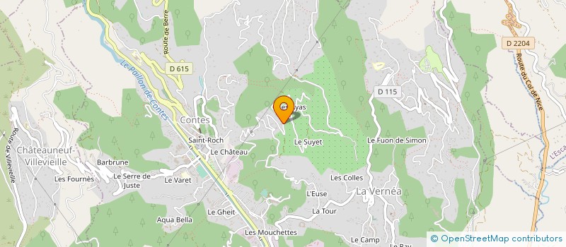 localisation de l'entreprise SEPRAVERALU à CONTES