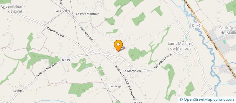 localisation de l'entreprise SEPRO FLAM à SAINT-MARTIN-DE-MAILLOC